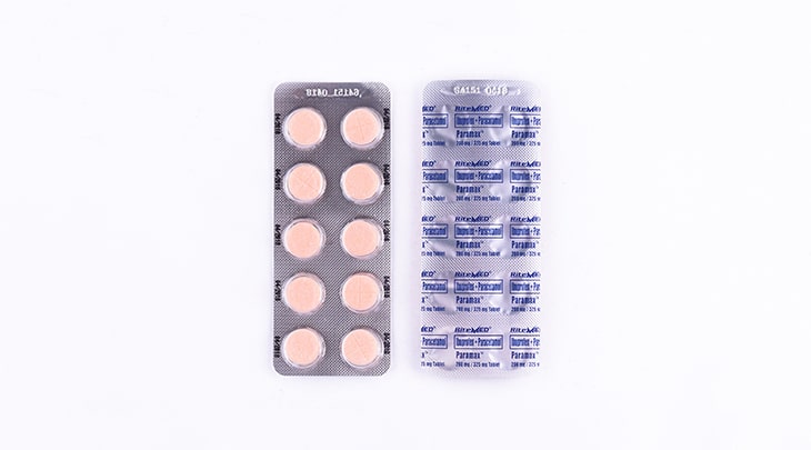 RM PARAMAX (Ibuprofen+Paracetamol)  325MG/200MG TAB