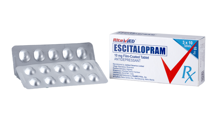 RM ESCITALOPRAM 10MG TAB 30 BOX